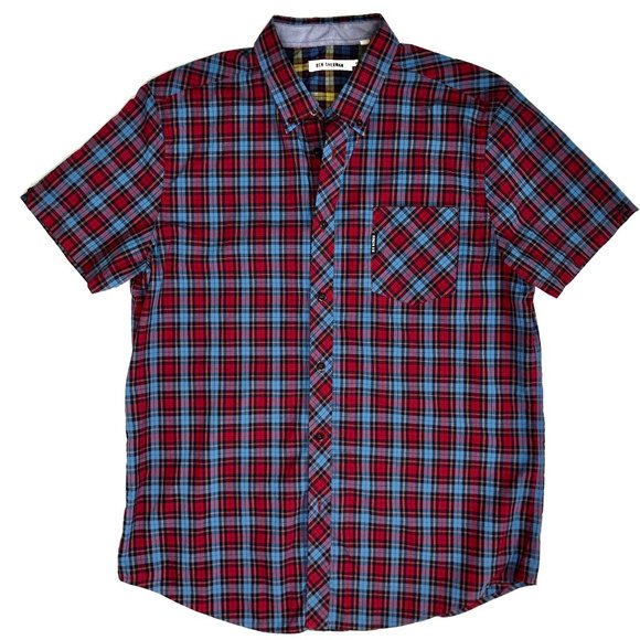ben sherman button down short sleeve